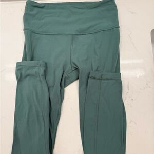 Athleta Dark Teal Elation 7/8 Tights